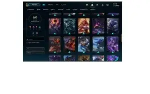 Conta League Of Legends, MMR alto, plat 3, 60 skins