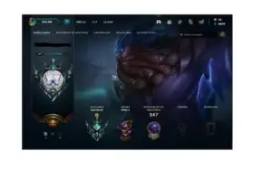 Conta League Of Legends, MMR alto, plat 3, 60 skins