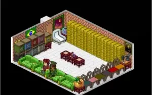 habbo barra (50 moedas) no habbo.com (USA)