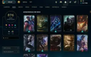 Conta League of Legends l Level 837 l SKINS 876