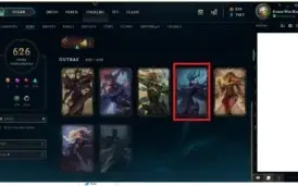 Conta League of Legends - Full Champion - 626 Skins