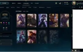 Conta League of Legends - Full Champion - 626 Skins