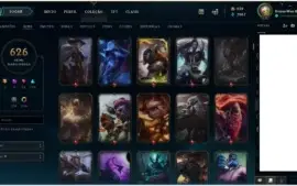 Conta League of Legends - Full Champion - 626 Skins