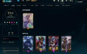 Conta valorant/lol muitas skins