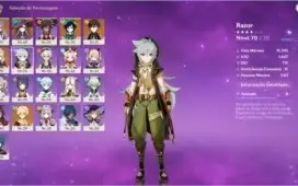 Genshin Impact AR 48+ KEQING, ZHONGLI, VENTI+++ ARMAS 5* ETC