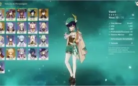 Genshin Impact AR 48+ KEQING, ZHONGLI, VENTI+++ ARMAS 5* ETC