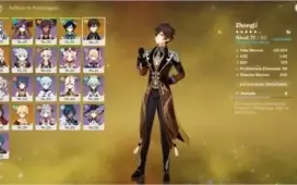 Genshin Impact AR 48+ KEQING, ZHONGLI, VENTI+++ ARMAS 5* ETC