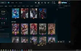 CONTA LOL OURO 4 334 SKINS