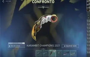 conta valorant, barata pra sair logo, itens raros!!!