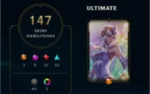 CONTA LEAGUE OF LEGENDS C/ VARIAS SKINS PRESTIGIO