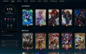 Conta LOL 476 SKINS & DIAMANTE 4