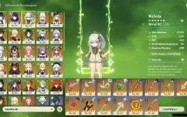 GENSHIN IMPACT - AR60, 53T5⭐Yoimiya C1 + Bis, Ganyu + Bis R2
