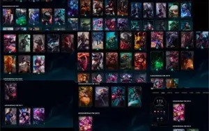 Conta Lol Platina 4 duo/flex Main ADC