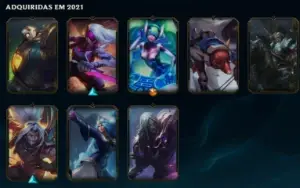 Conta esmeralda 3. 67 skins (criada em 2014)!!