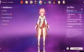 CONTA GENSHIN IMPACT AR 33 COM DILUC E YAE MIKO