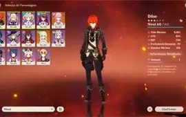CONTA GENSHIN IMPACT AR 33 COM DILUC E YAE MIKO