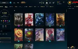 Conta lol Nv 367 2x Ouro Skins Exclusivas + 1831 essências