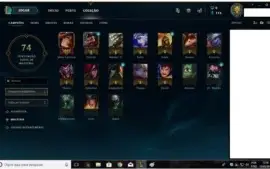 Conta lvl 30 unranked