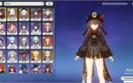 AR 55 HUTAO (c1), LANÇA DE JADE, SHENHE +4 CINCO ESTRELAS