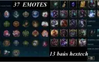 CONTA COM TODOS OS CAMPEÕES - DIAMANTE - MMR BOM - 97 SKINS