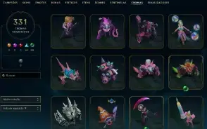 Conta TOP 1395 skins com PAX TF