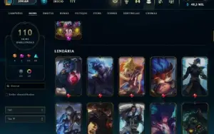 Fullacesso - Conta De 2018 - 110 Skins - Level 379 - 106 Cam