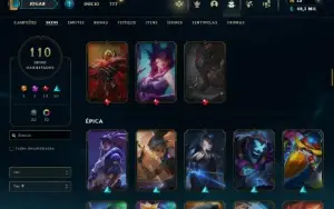 Fullacesso - Conta De 2018 - 110 Skins - Level 379 - 106 Cam