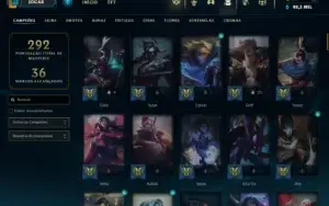 Fullacesso - Conta De 2018 - 110 Skins - Level 379 - 106 Cam