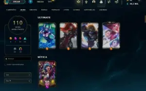 Fullacesso - Conta De 2018 - 110 Skins - Level 379 - 106 Cam