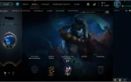 CONTA DE LOL NV 4 COM SKIN DO UDYR E 4 SKINS