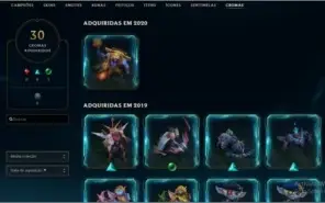 CONTA DE LOL COM 200 SKINS,GOLD 2, 1M DE MAESTRIA YORICK,30C