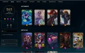 CONTA DE LOL COM 200 SKINS,GOLD 2, 1M DE MAESTRIA YORICK,30C