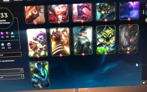 Conta League of Legends 732 skins