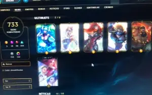 Conta League of Legends 732 skins