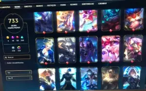 Conta League of Legends 732 skins