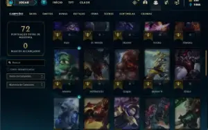 Conta Unranked com 47 Champs e 26 Skin + 1 Prestigio do Kayn