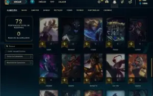 Conta Unranked com 47 Champs e 26 Skin + 1 Prestigio do Kayn
