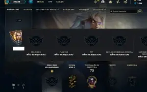 Conta Unranked com 47 Champs e 26 Skin + 1 Prestigio do Kayn