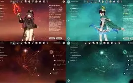 CONTA GENSHIN AR59✨13 LENDÁRIOS⭐10 ARMAS 5⭐HUTAO C1+HOMA E+