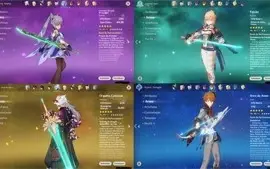 CONTA GENSHIN AR59✨13 LENDÁRIOS⭐10 ARMAS 5⭐HUTAO C1+HOMA E+