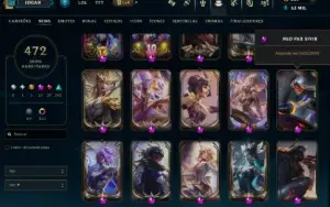 Conta Lol League of Legends com Neo PAX Sivir e Viego Gacha