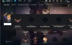 Conta bronze 3 com 125 Champ e 136 Skins+ 1 Prestigio da lux