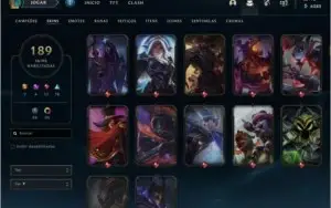 CONTA LEVEL 554 COM 1 MILHAO DE MAESTRIA DE AKALI E VI
