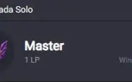 Conta Mestre Lol