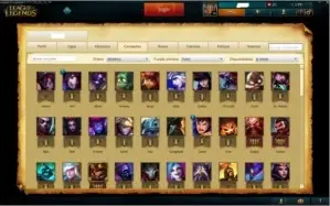 V> CONTA LOL C/BORDA PLATINA "GOLD 4"
