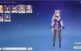 AR 7 KEQING + BEIDOU + XINGQIU + NOELE