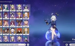 Conta Genshin AR55 Furina + Kazuha + Kokomi