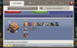 Vendo acc do clash of clans cv 13 nao full