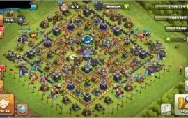 Vendo acc do clash of clans cv 13 nao full