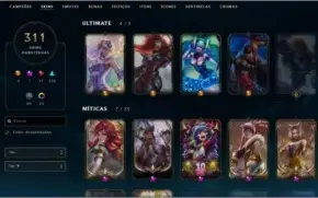 Conta League of Legends lvl 370